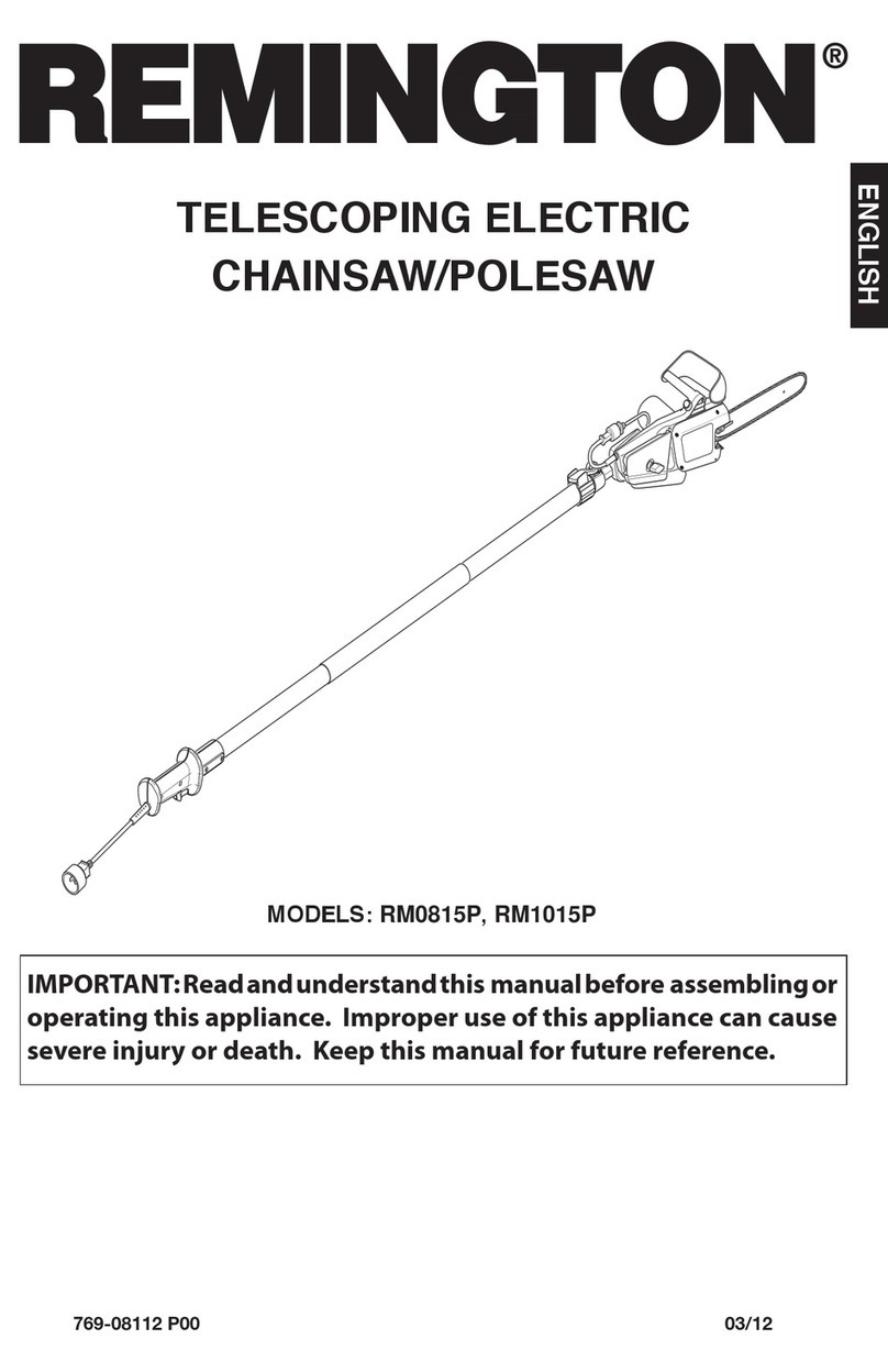 Remington RM0815P User manual
