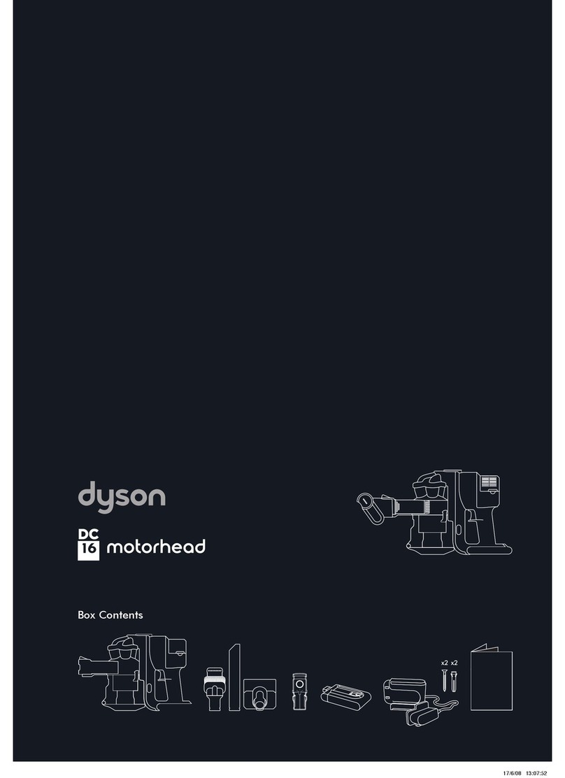 Dyson DC16 motorhead User manual