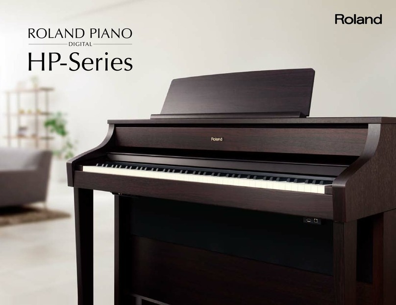 Roland HP505 User manual