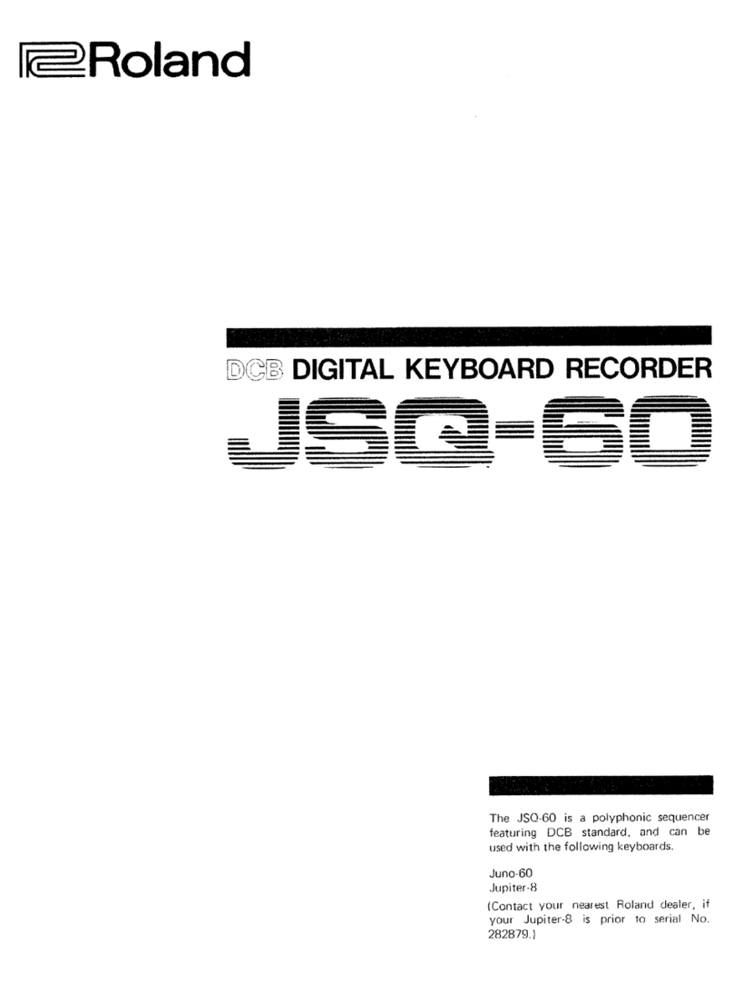 Roland JSQ-60 User manual