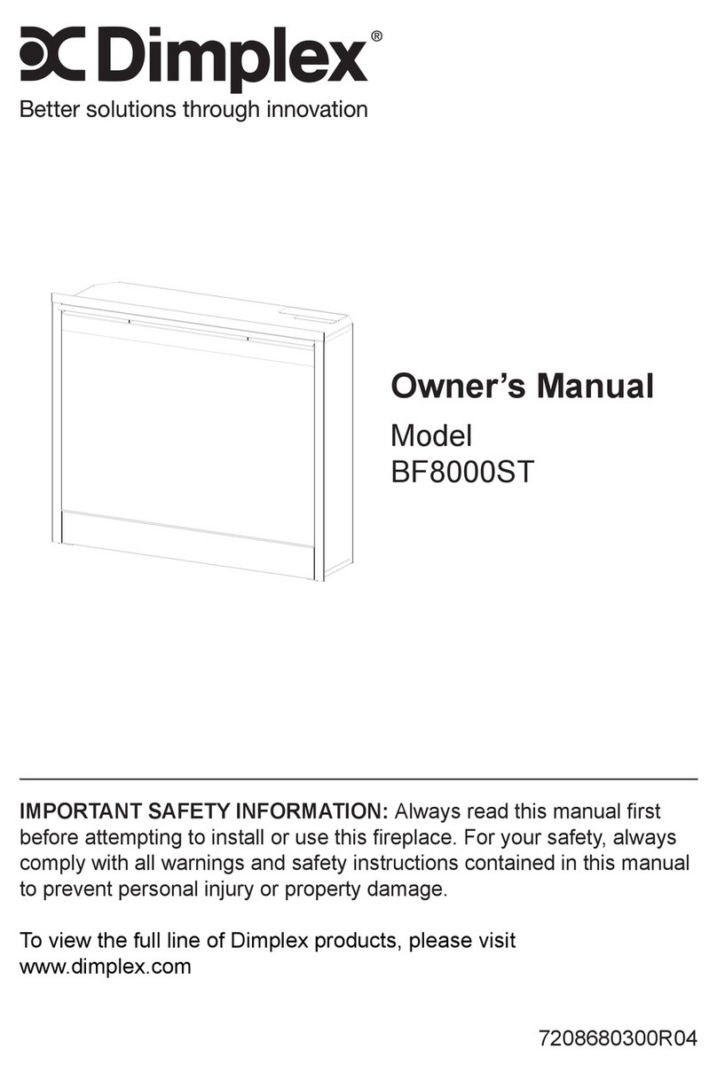 Dimplex BF8000ST User manual Dimplex BF8000ST User manual