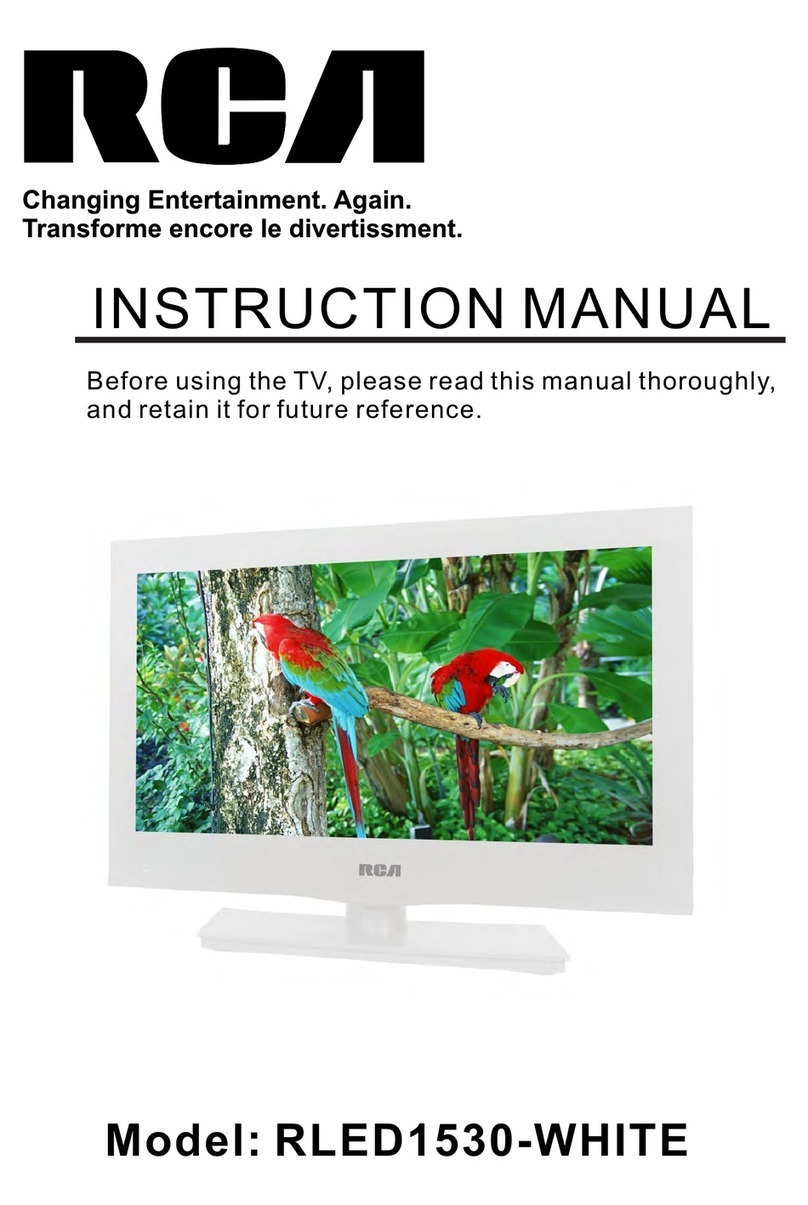 RCA RLED1530-WHITE instruction manual