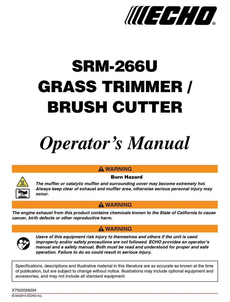 Echo SRM-266U User manual