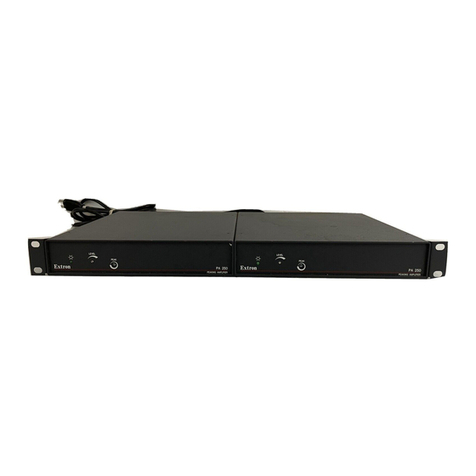 Extron electronics PA 250 User manual