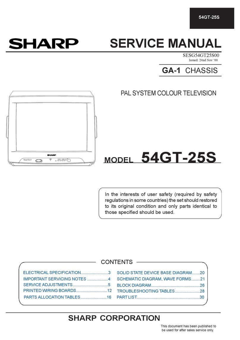 Sharp 54GT-25S User manual Sharp 54GT-25S User manual