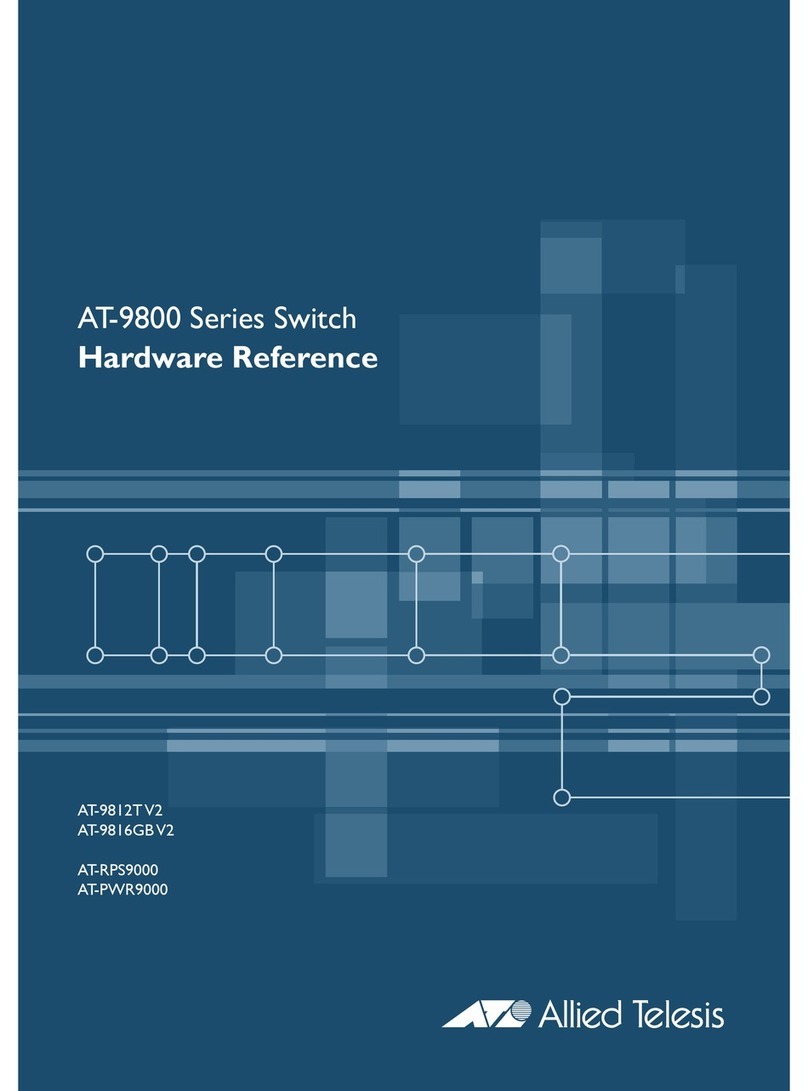 Allied Telesis AT-9812T V2 Hardware reference