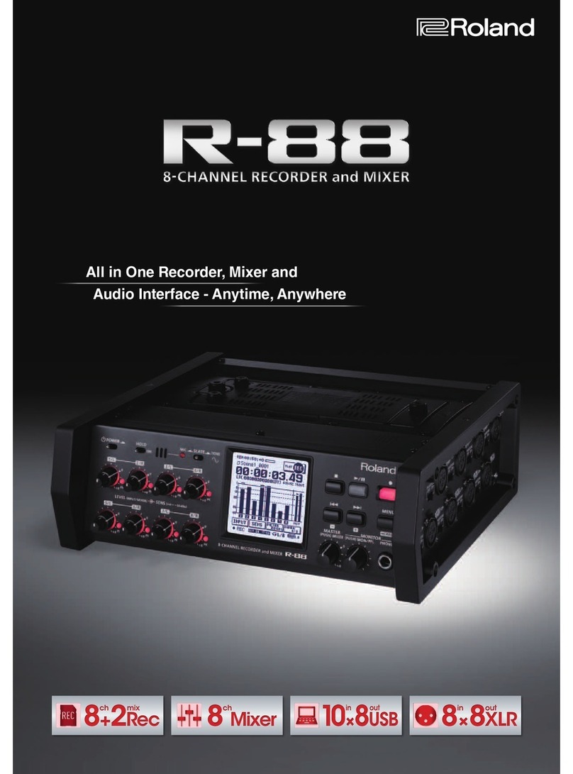 Roland R-88 User manual