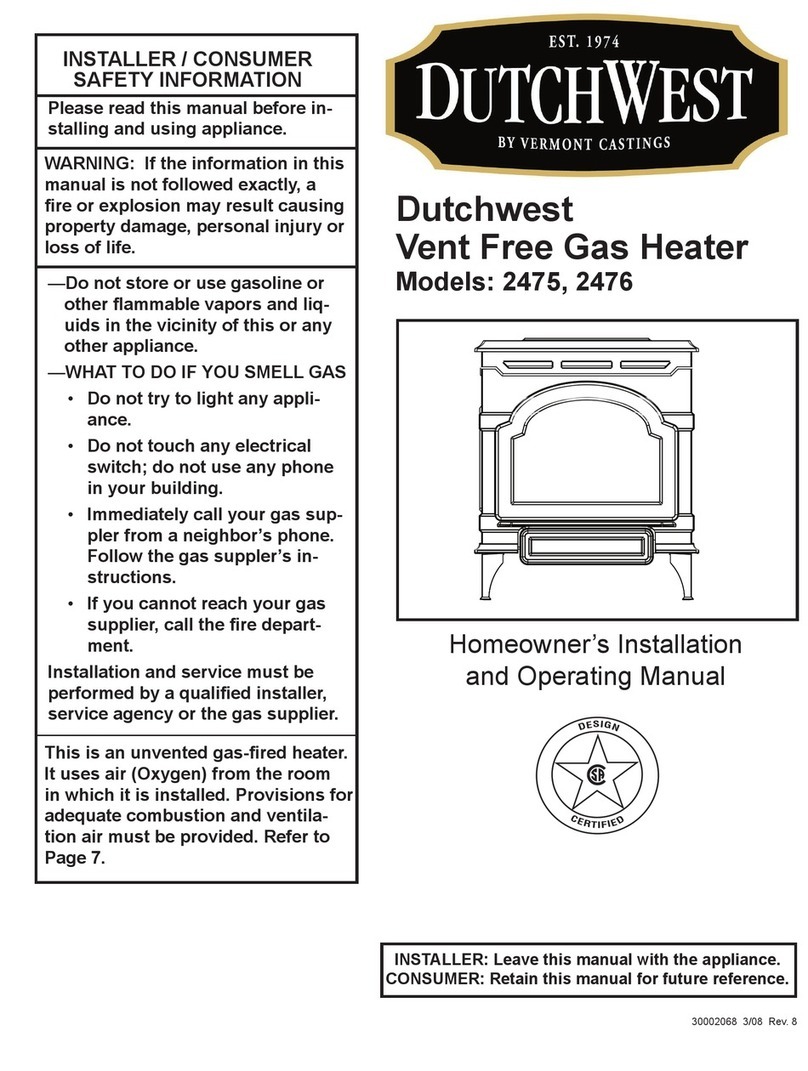 DutchWest 2475 Homeowner's installation and operating manual DutchWest 2475 Homeowner's installation and operating manual