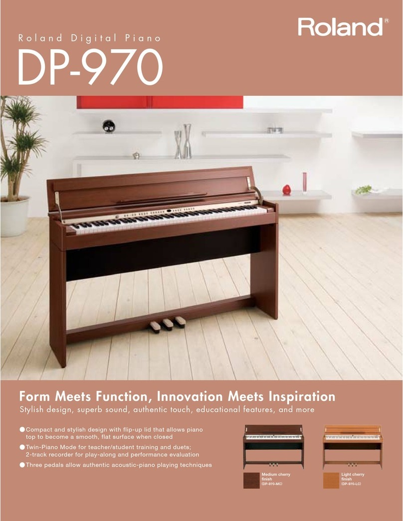 Roland DP-970 User manual