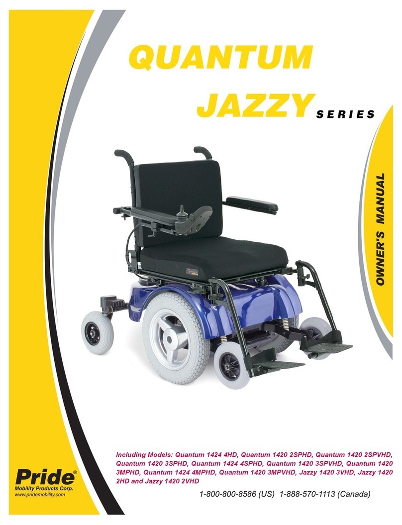 Pride Mobility Quantum Jazzy series User manual Pride Mobility Quantum Jazzy series User manual