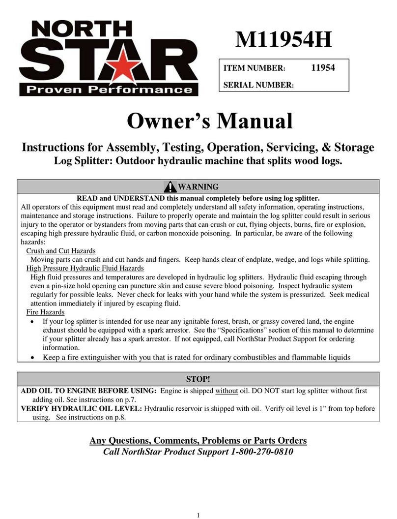 North Star M11954H owner's manual
