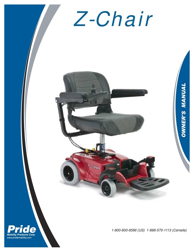 Pride Z-Chair User manual