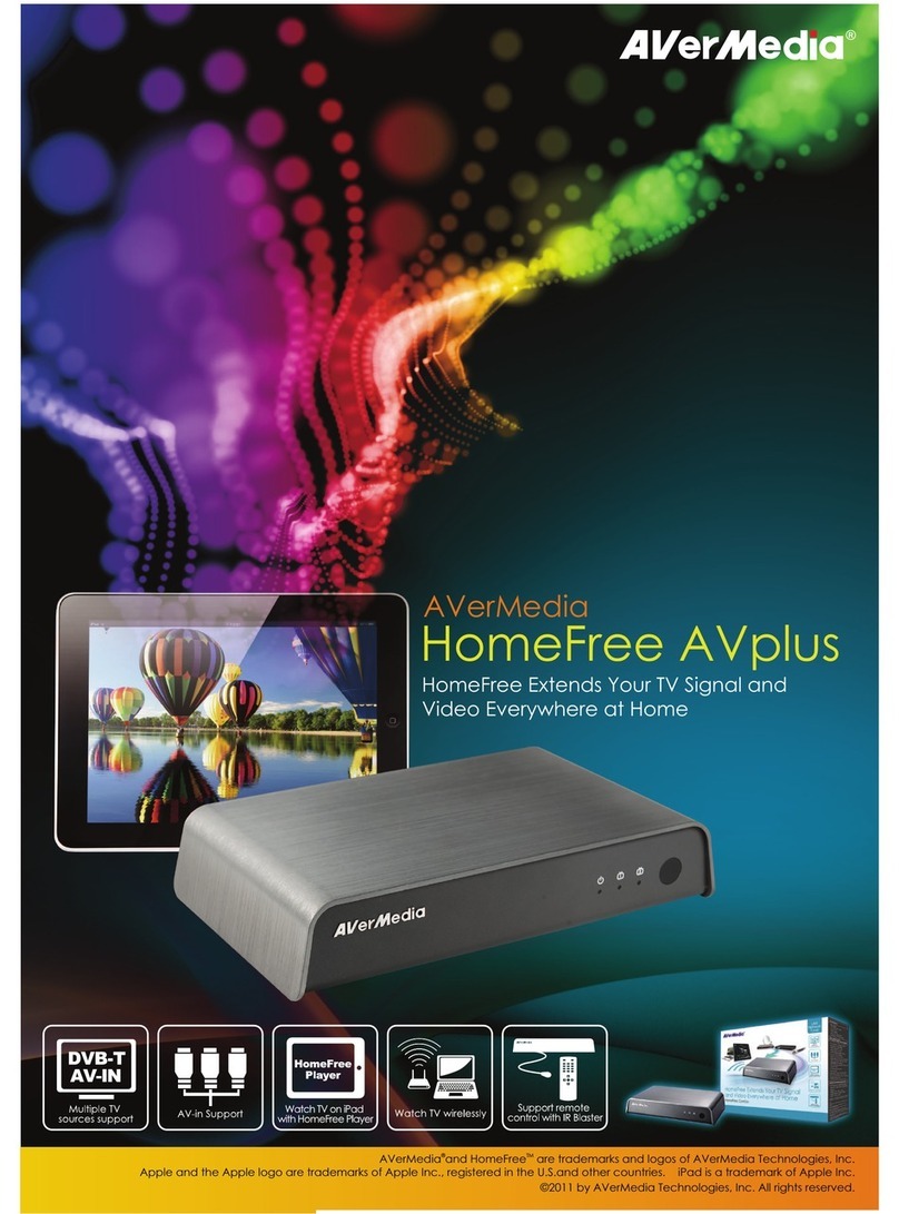 Avermedia HomeFree AVplus Specifications