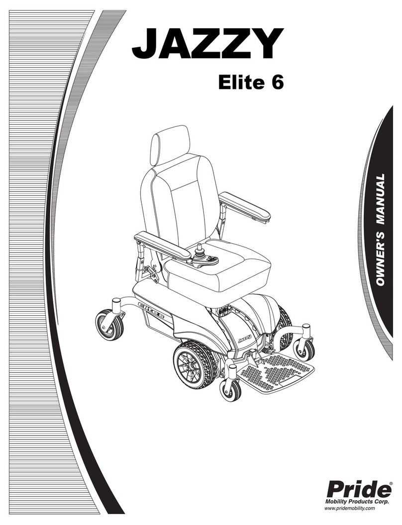 Pride Jazzy Elite 6 User manual