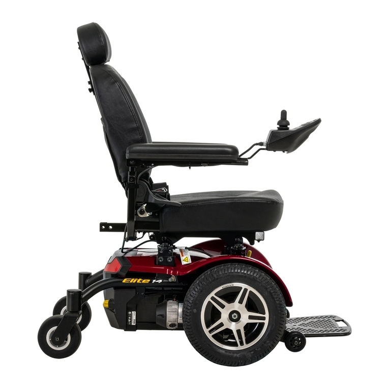 Pride Mobility Jazzy Elite Series User manual