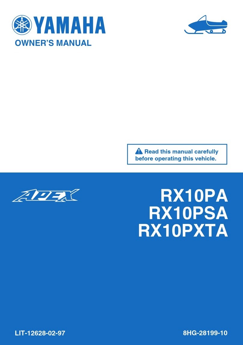Yamaha Apex RX10PA owner's manual