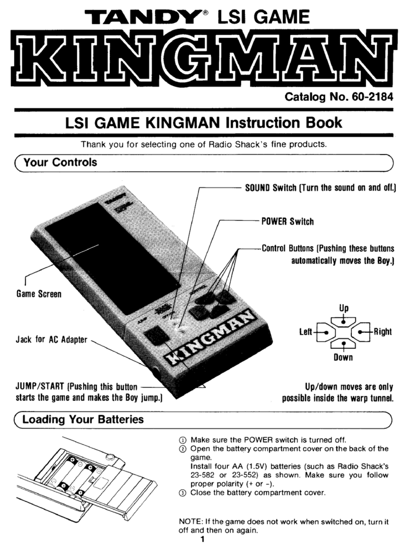 Tandy 60-2184 Instruction book