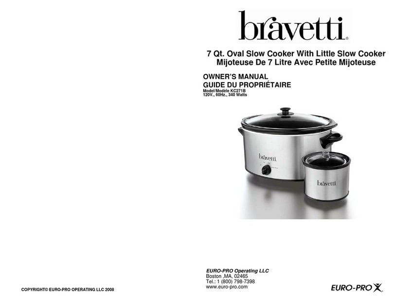Bravetti KC271B owner's manual