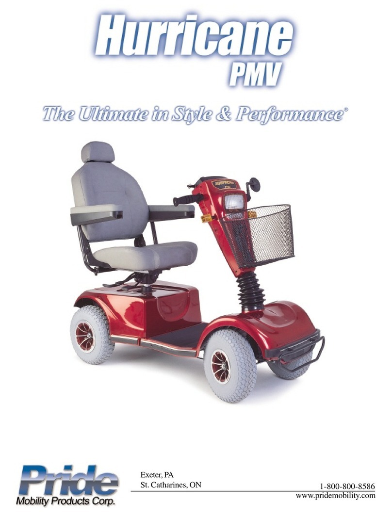Pride Hurricane PMV User manual