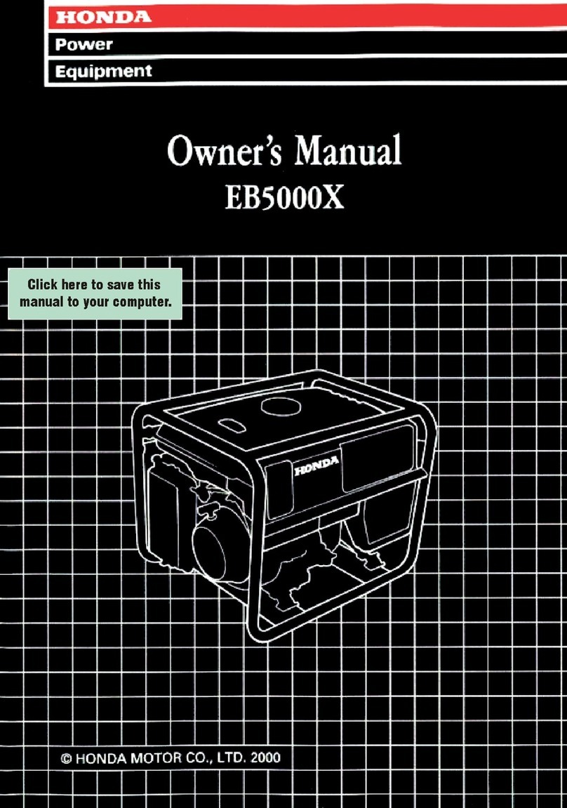 Honda EB5000X owner's manual