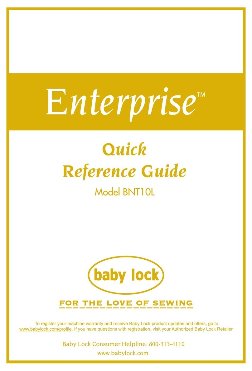 Baby Lock Enterprise BNT10L User manual