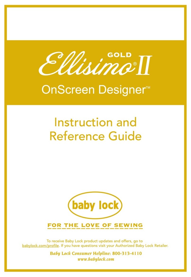 Baby Lock Ellisimo Gold II Technical manual