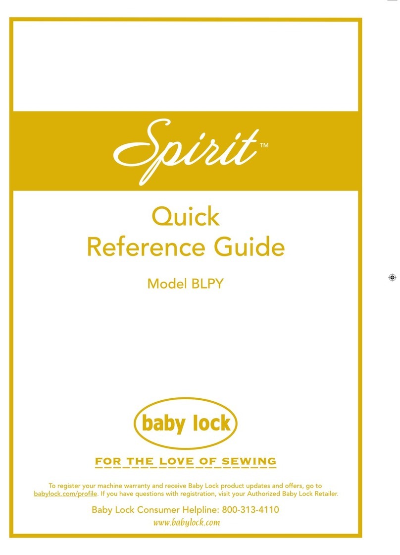 Baby Lock Spirit BLPY User manual