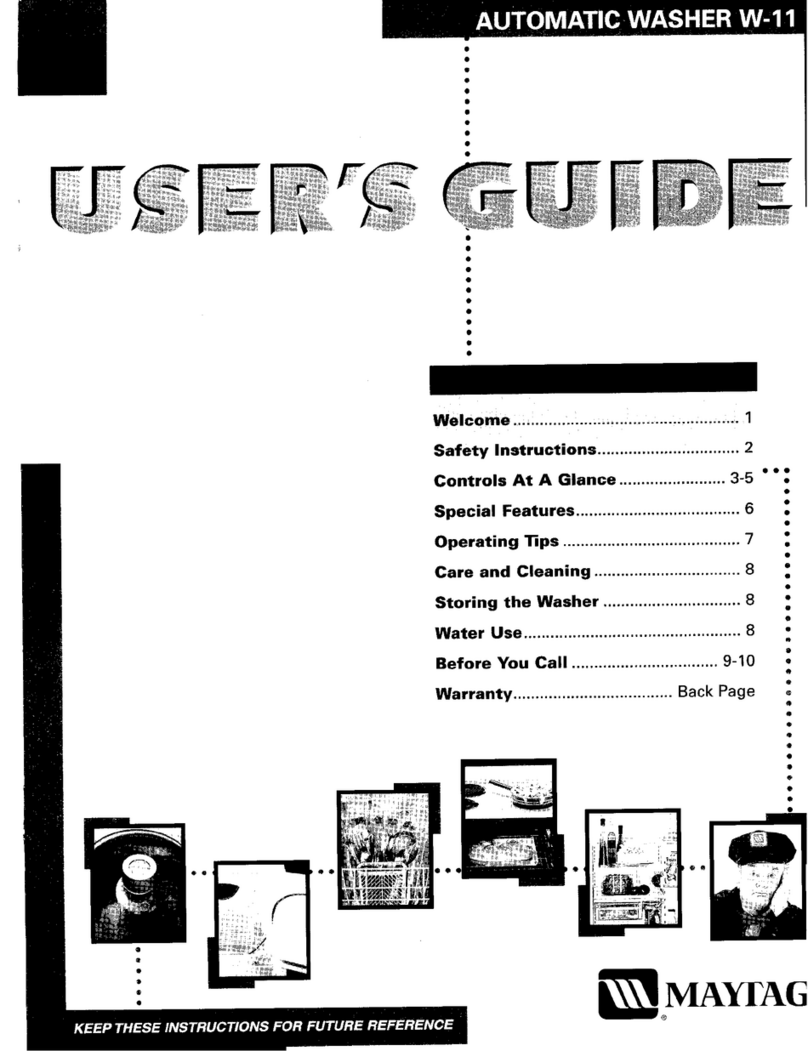 Maytag LAT9766 user guide