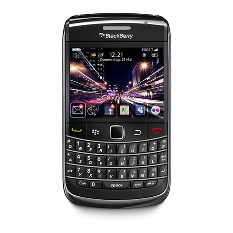 Blackbe;rry Bold 9700 User manual