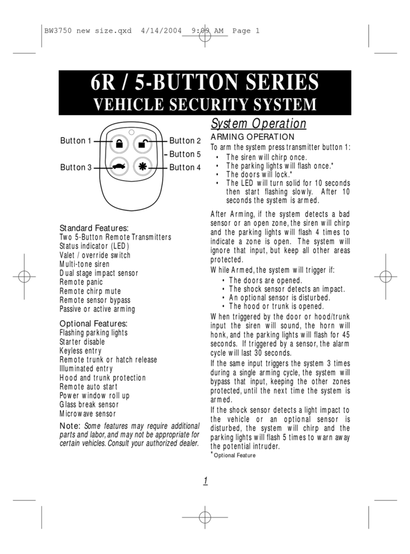 Black Widow 5-BUTTON SERIES Operation guide