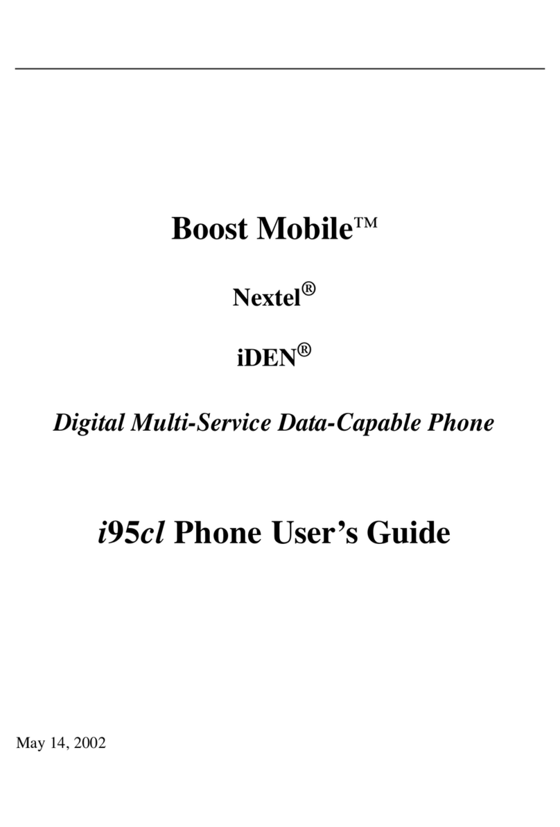 Nextel iDEN i95cl User manual Nextel iDEN i95cl User manual