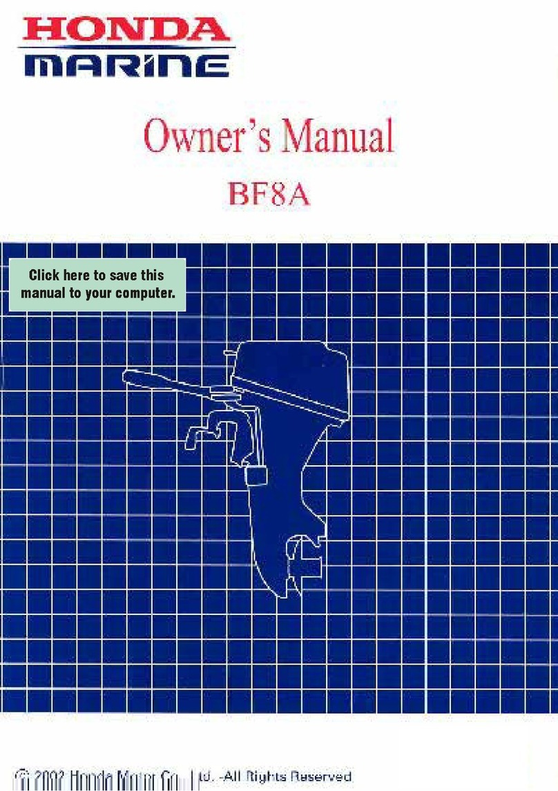 Honda Marine BF8A User manual