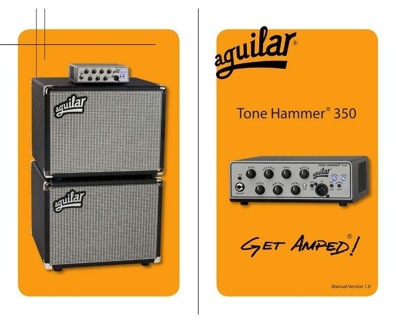 Aguilar Tone Hammer 350 manual