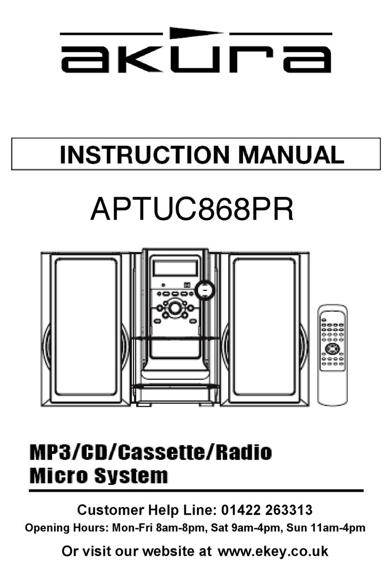 Akura APTUC868PR instruction manual