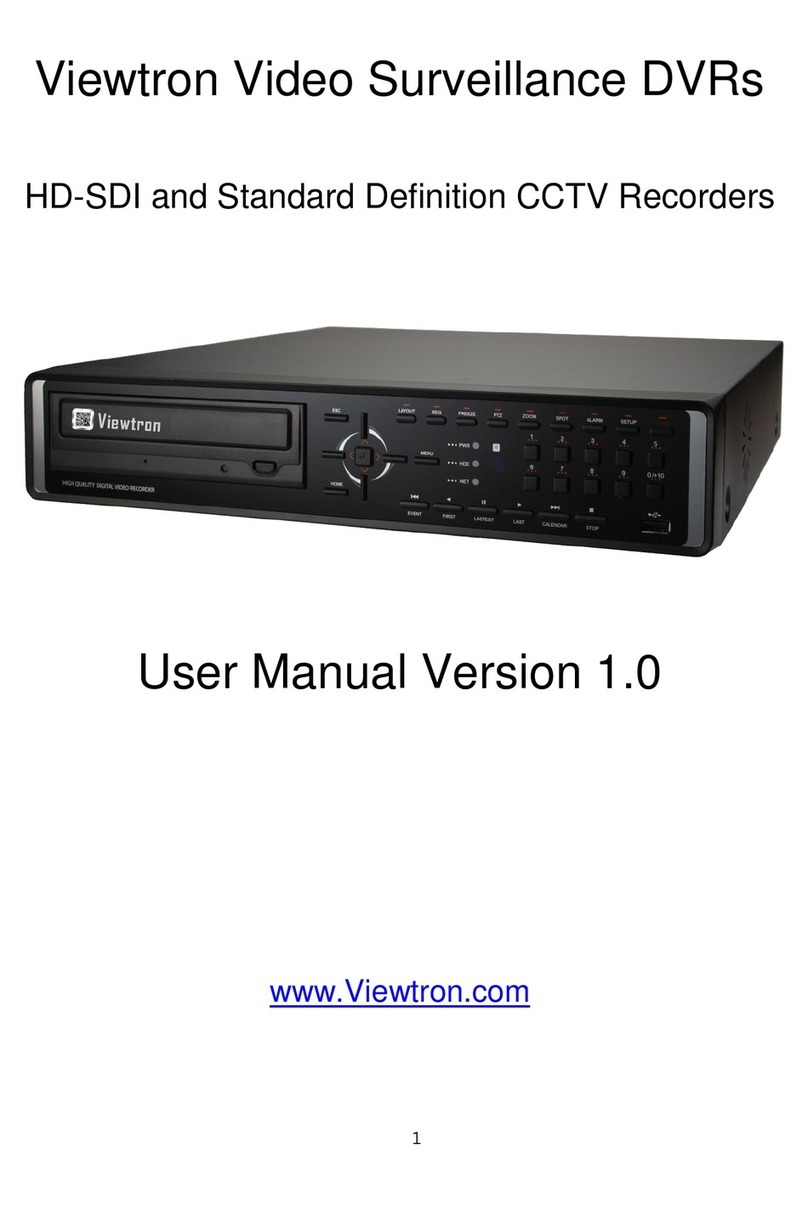Viewtron Video Surveillance DVRs user manual