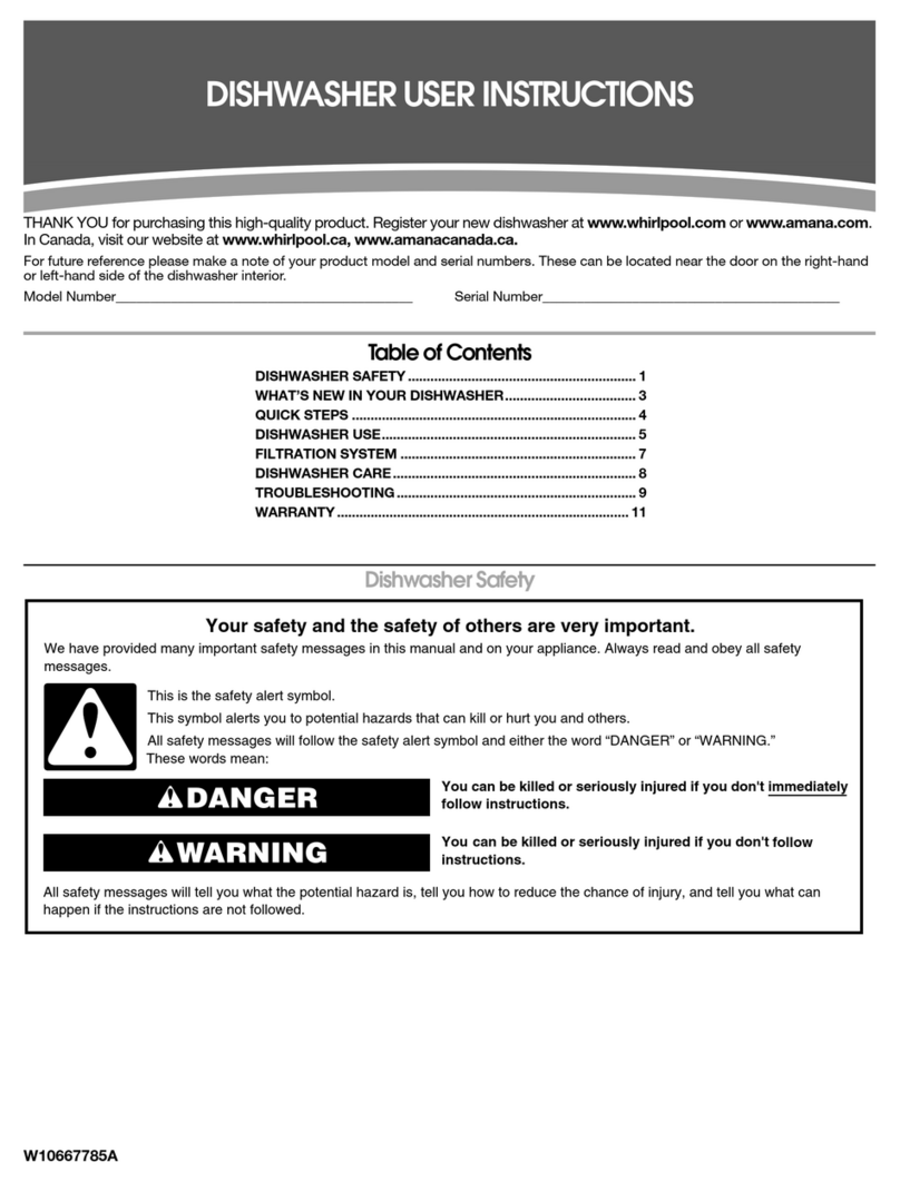 Amana W10667785A User manual