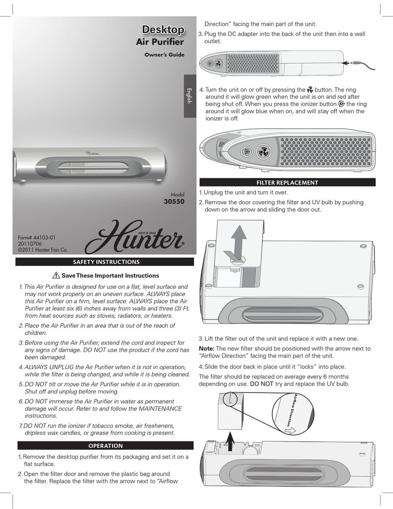 Hunter PermaLife 30540 User manual