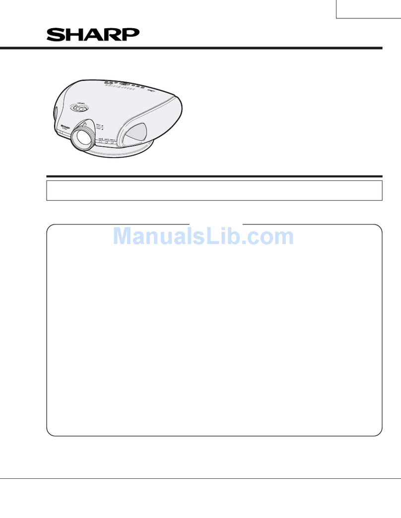 Sharp XV-Z90U User manual
