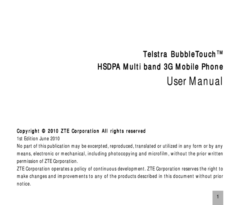 Zte Telstra BubbleTouch user manual