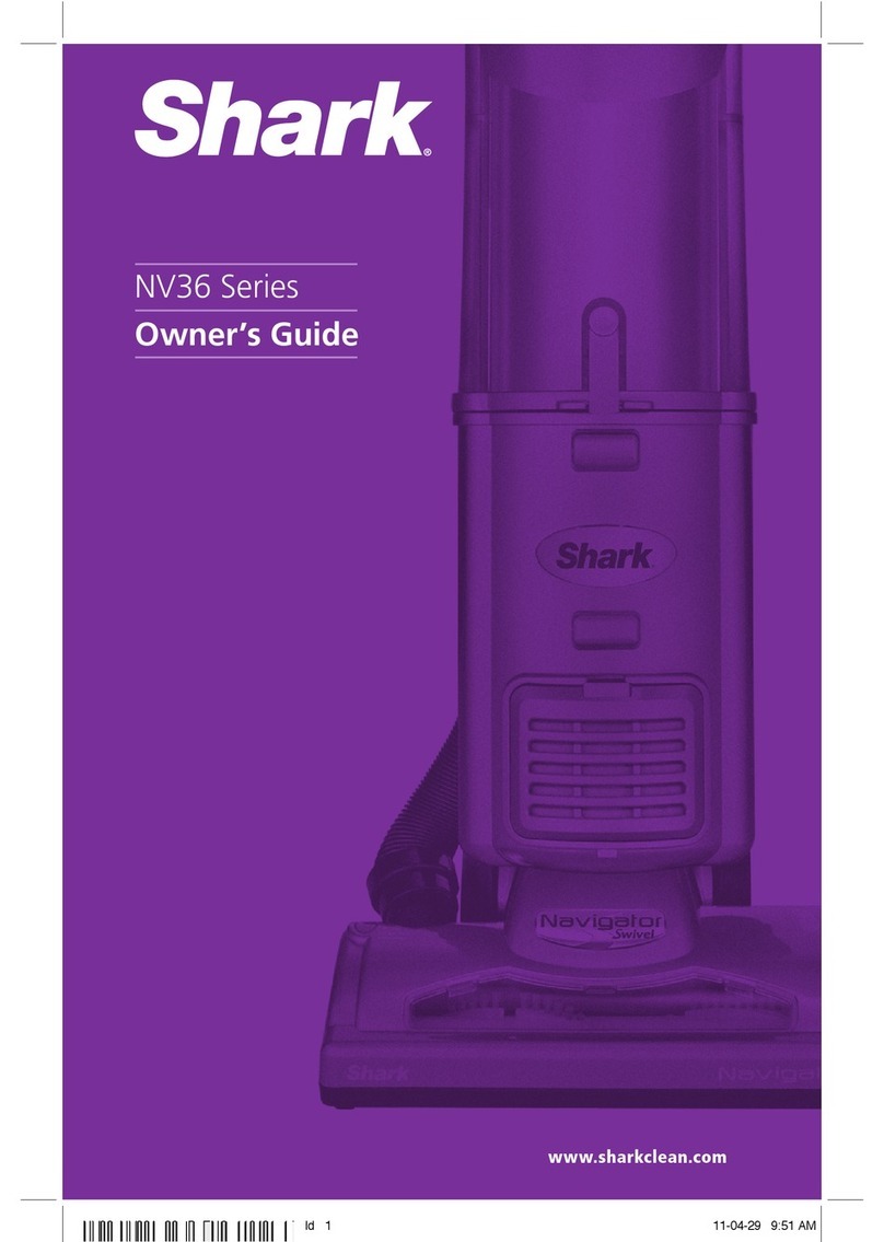 Shark NV36A series User manual