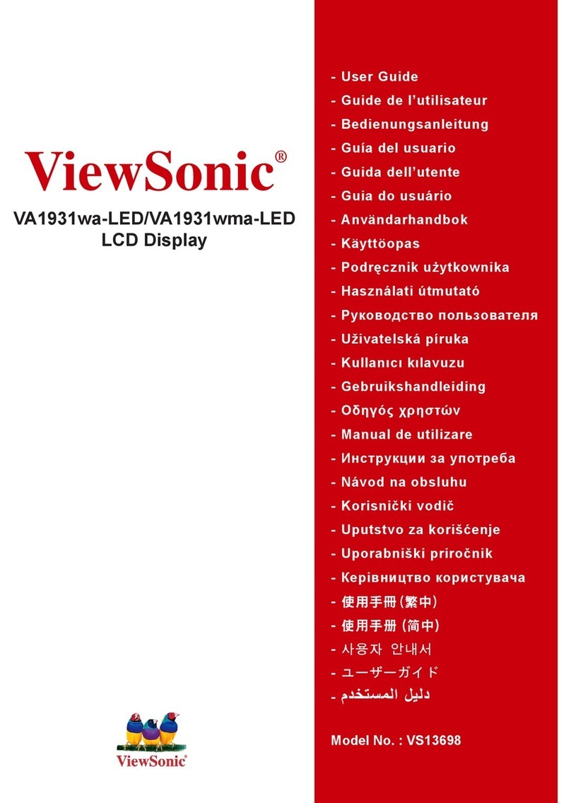 ViewSonic VA1931wa-LED User manual
