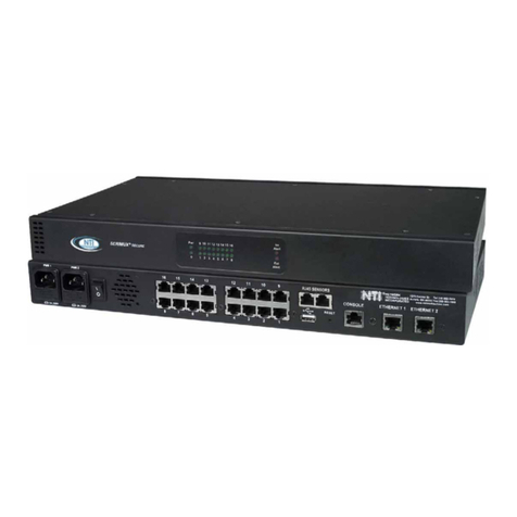 NTI SERIMUX-S-x User manual