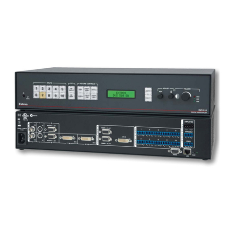 Extron electronics DVS 510 user guide