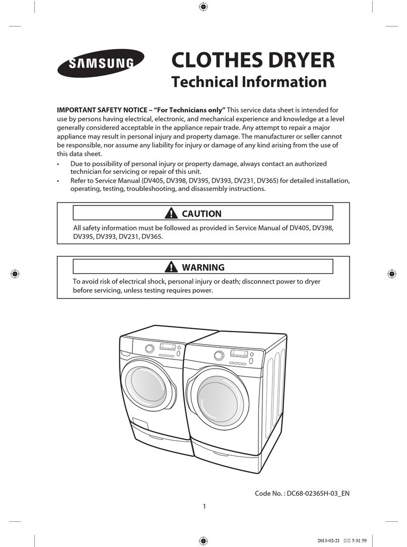 Samsung DC68-02365H-03 technical information