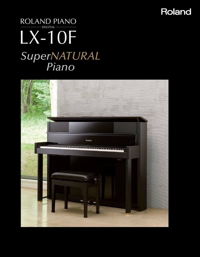 Roland LX-10F User manual