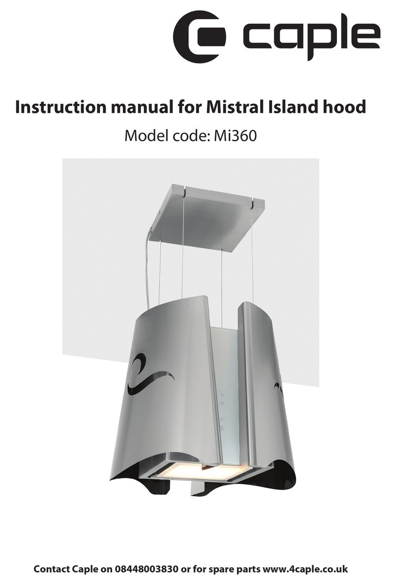 Caple Mi360 instruction manual