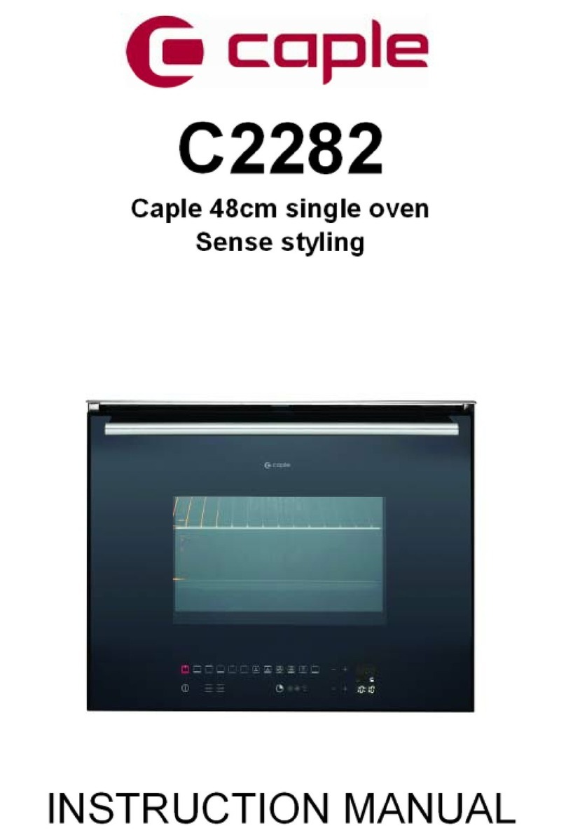 Caple C2282 instruction manual
