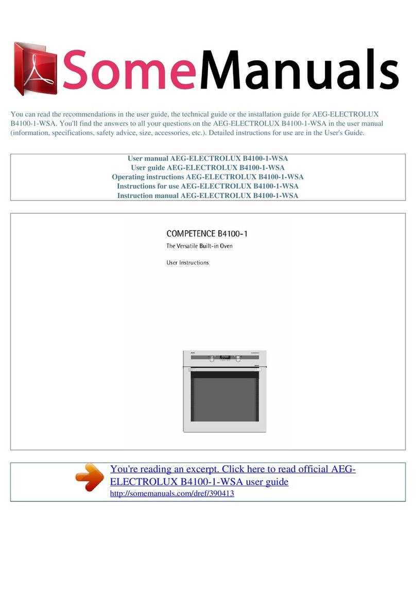 AEG Electrolux Competence B4100-1-WSA User instructions