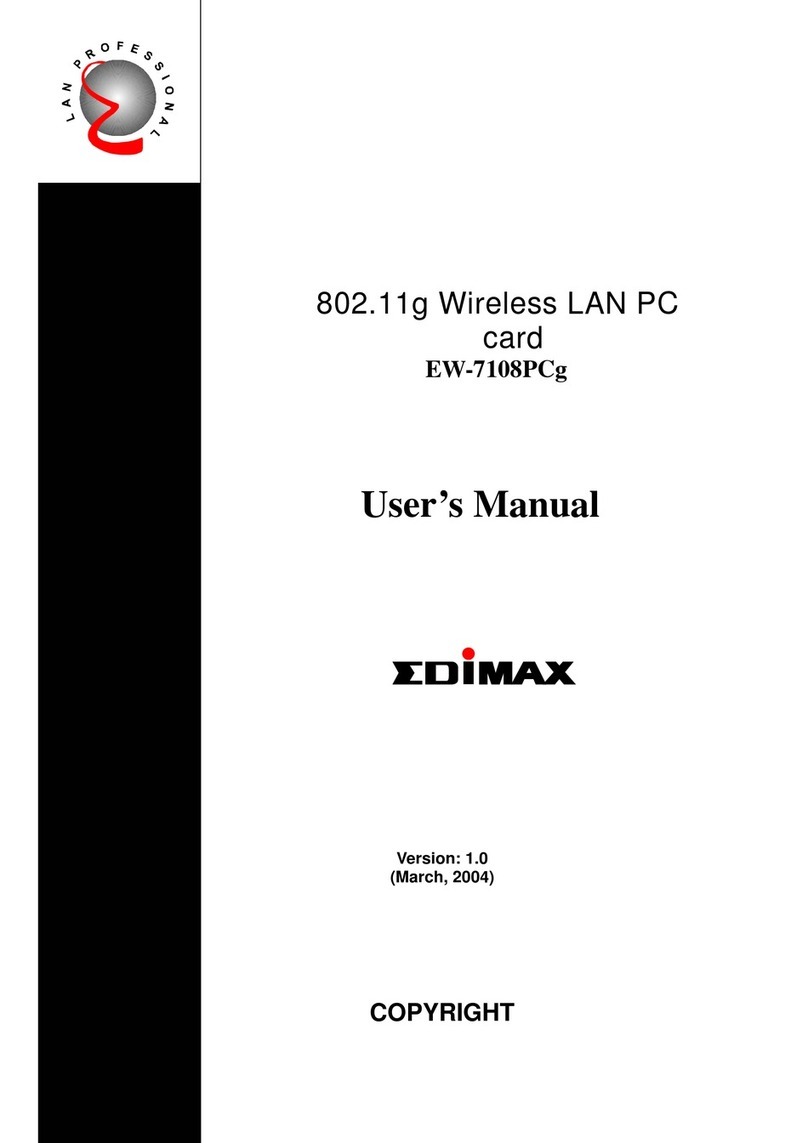 Edimax EW-7108PCg user manual Edimax EW-7108PCg user manual