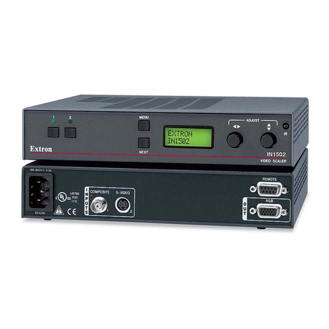 Extron electronics Two InpuT VIdeo Scaler IN1502 user manual Extron electronics Two InpuT VIdeo Scaler IN1502 user manual